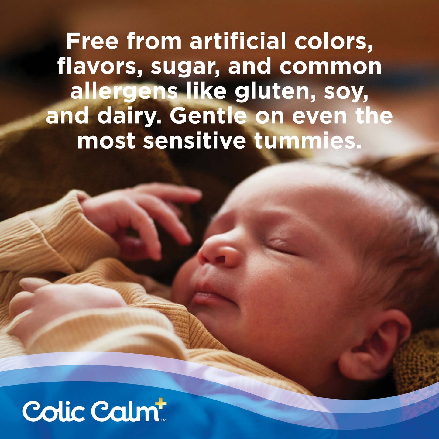 Colic Calm Plus Liquid Dietary Supplement Gripe Water (Extra Strength) for baby colic, gas, reflux and upset tummy.