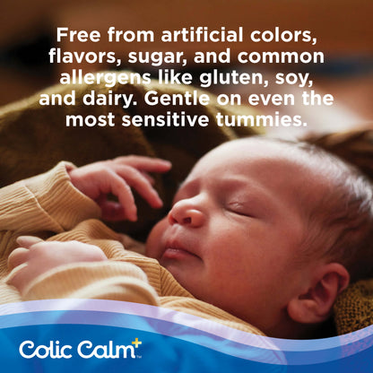 Colic Calm Plus Liquid Dietary Supplement Gripe Water (Extra Strength) for baby colic, gas, reflux and upset tummy.