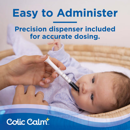 Colic Calm Plus Liquid Dietary Supplement Gripe Water (Extra Strength) for baby colic, gas, reflux and upset tummy.