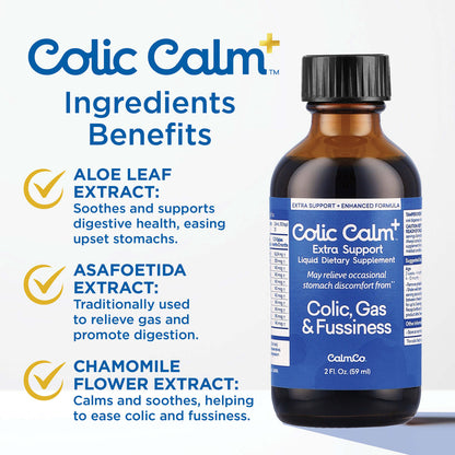 Colic Calm Plus Liquid Dietary Supplement Gripe Water (Extra Strength)